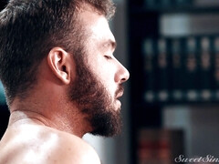 フェラチオ, 茶髪の, 中出し, チン, Hd, なめる, ラフ, ティーン