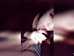 German Teen Swallows Ex's Cum in Mouth Again