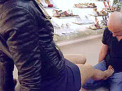 Foot-fetish, ebony, multiracial