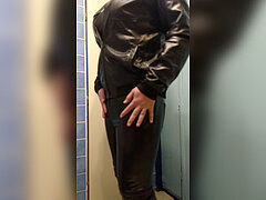 イく瞬間, フェムドム, ゴム, レザー, 淫乱熟女, 怪物, オーガズム, ガリガリ