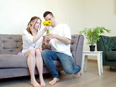 18, アナル, デカチン, フェラチオ, ヨーロピアン, ハードコア, キス, 自然山雀