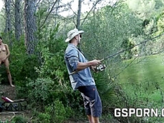 アナル, フェラチオ, ディルド, バック, 自然山雀, アウトドア, 馬乗り, スペイン人