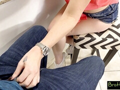 Braunhaarige, Spermaladung, Frau, Handjob, Hd, Orgasmus, Muschi, Titten