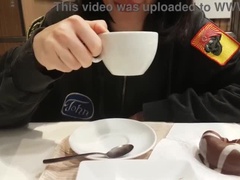 素人, 女, 自家製, 日本人, オーガズム, 公共