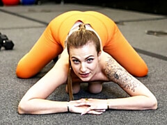 18, デカ尻, デカチン, デカパイ, フェラチオ, バック, ジム, ガリガリ