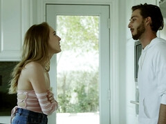 お尻, ブロンド, フェラチオ, エロティック, ハードコア, キッチン, 自然山雀, オマンコ