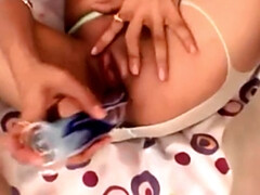 Amateur, Brunette brune, Femelle, Hard, Masturbation, Solo, Allumeuse, Adolescente