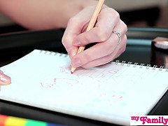 ブロンド, 中出し, 女, 手コキする, ハードコア, オーガズム, オマンコ, 剃毛