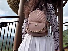 Grosse bite, Tir de sperme, Exhib, Branlette thaïlandaise, Masturbation, De plein air, Pov, Public