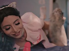 In den arsch, Arschlecken, Dildo, Schwul, Lingerie, Milf, Transfrau, Vibrator