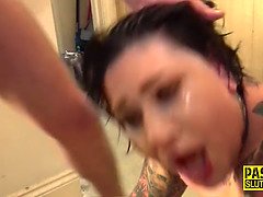 Gargled and spideragged submissve bbw