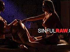 デカパイ, 女, フェティッシュ, レズビアン, なめる, 母, オマンコ, ストッキング