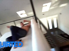 アナル, お尻, 茶髪の, 口内発射, ダブル開発, Hd, フェラする, 三人