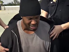 2 blonde cops 1 guy Break-In Attempt Suspect has to plow his