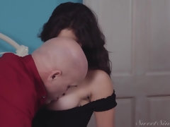 Slaapkamer, Pijpbeurt, Hardcore, Man, Orgasme, Kut duiken, Slet, Tiener