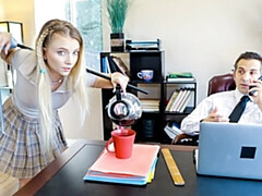 18, デカ尻, デカチン, デカパイ, フェラチオ, オフィス, ガリガリ, ティーン