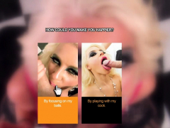 Blondine, Blasen, Hundestellung, Hardcore, Hd, Pov