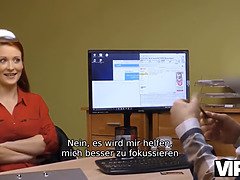 フェラチオ, エロ熟女, 淫乱熟女, オフィス, オマンコ, 赤毛