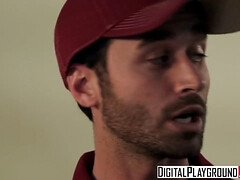 18 jaar, Enthousiasteling, Blond, Handbeurt, Ruw, Mager, Zuigen, Tiener