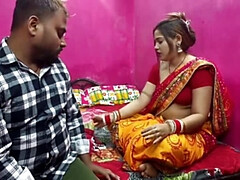 18, 素人, フェラチオ, 自家製, インド人, キス, フェラする, 妻