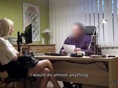 Audition, Beauté, Blonde, Plantureuse, En levrette, Argent, Chatte, Adolescente