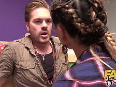 Real horny Kiwi MILF rumbles Scottish lad and uses for sex