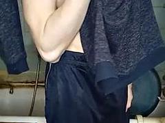 Amateur, Belleza, Fetiche, Penetracion con puños, Gay, Ducha, Solo, Camara web