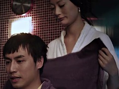 Chinese big tits massage