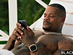 アジア人, 美人, 黒人, フェラチオ, 茶髪の, 中出し, 黒人, 異人種間