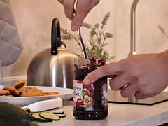 RIM4K. Attractive brunette loves to use her tongue in her mans butt