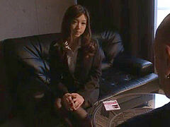 Aziatisch, Pijpbeurt, Sperma shot, Japaans, Kantoor