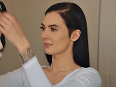 Lécher le cul, Grosse bite, Noire, Sucer une bite, Brunette brune, Noir ébène, Interracial, Léchez