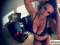 Braunhaarige, Masturbation, Nackt, Muschi, Solo