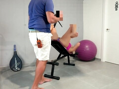 Milf Thief Caught Stealing Panties And Hides Them In Her Tight Pussy But Gets Fucked By The Guard With Gaia On Top