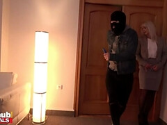 Grosser schwanz, Blondine, Schwanz, Hardcore, Mutti, Muschi, Strümpfe, Ablutschen