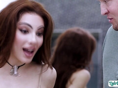 In den arsch, Arsch, Arschlecken, Tussi, Grosser schwanz, Grosse titten, Blasen, Hardcore