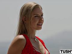 TUSHY Anal obsessed beauty Jayla seduces hubbys employee