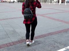 素人, デカパイ, 巨乳な, 大学生, イタリア人, 公共, 現実, ティーン