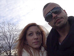 HUNT4K. redhead gal loves sex for money in front of her