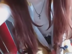 Asiatisch, Japanische massage, Masturbation, Solo