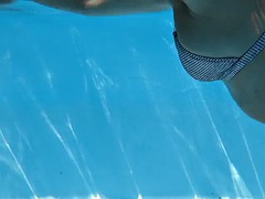 美女, デカパイ, フェティッシュ, ハードコア, ハンガリー人, 淫乱熟女, プール, 一人