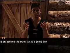 Fuck between friends of gigantic dicks in the medieval world