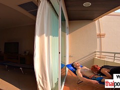 Amateur, Grosse bite, Hd, De plein air, Chevaucher, Adolescente, Thaïlandaise, Nénés