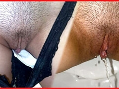 Leie, Schwanz, Fingern, Hd, Russisch, Dusche, Toilette, Nass