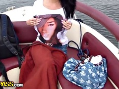 Passionate fuck on the boat