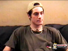 Brad is back, with his monster 9 inch dick, for another hot jerk off session This 6'6" 19 year old likes to force fuck with that big tool.