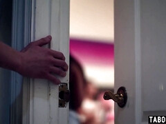 Teen fucked a big cock hard but quietly