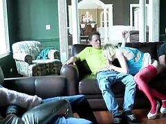 German video with two horny babes who love semen