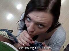 Leie, Blasen, Gehörnter ehemann, Hd, Lecken, Geld, Öffentlich, Ehefrau