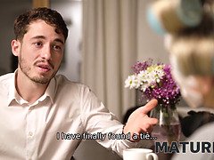 デカパイ, ブロンド, カップル, ヨーロピアン, 熟年, オマンコ, 魅力的, 剃毛